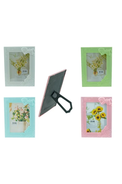 Mettzchrom 10cm X 15cm Resim, Fotoğraf Çerçevesi Ayaklı Model 4 renk Çerçeve ürün görseli 1