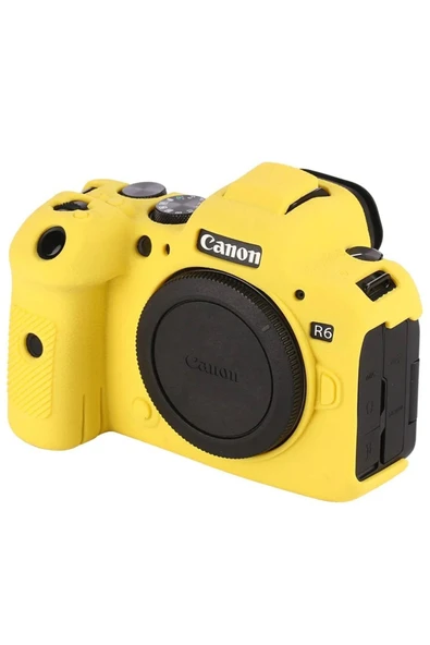 Mettzchrom Canon Eos R6 / R6 Mark II Uyumlu Silikon Koruyucu Kılıf ürün görseli 1