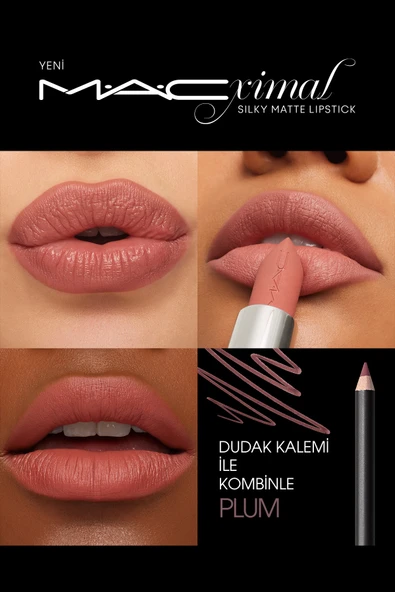 MACximal Mini Mac Silky Matte Lipstick - Diva 1.8g - Resim 4