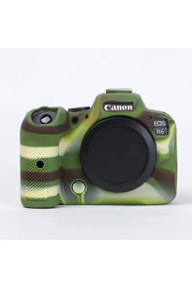 Mettzchrom Canon Eos R6 / R6 Mark II Uyumlu Silikon Koruyucu Kılıf ürün görseli 1