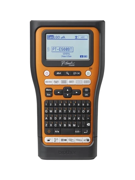 Brother P-Touch Pt-E560Btvp 6-24Mm Baskı Etiket Yazıcı El Tipi Bluetooth Usb Bağlantı ürün görseli 1