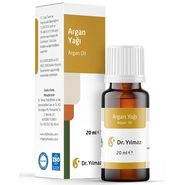 Dr. Yılmaz Argan Yağı 20 ml - Resim 2