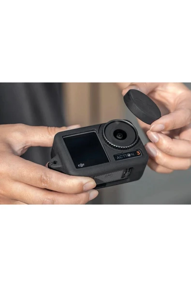 Mettzchrom Dji Osmo Action 5 / 4 / 3 uyumlu Silikon kılıf Koruma Kılıfı soft case ürün görseli 1