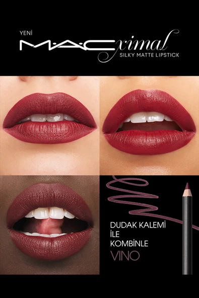 MACximal Mini Mac Silky Matte Lipstick - Diva 1.8g - Resim 4