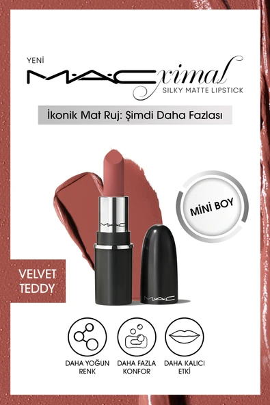 MACximal Mini Mac Silky Matte Lipstick - Diva 1.8g ürün görseli 1