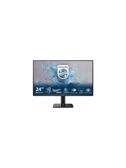 Philips 23.8" 24E2N1110-00 120Hz Ips 1Ms 1Xvga 1X Hdmi Fhd 1920X1080 Vesa Monitör ürün görseli 1