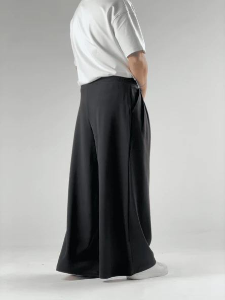 Oversize Samurai Siyah Erkek Pantolon COC2904 - Resim 5