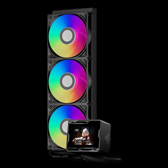 PCCOOLER CPS GT360M ARGB Display BK 360mm AIO Sıvı CPU Soğutucu ürün görseli 1