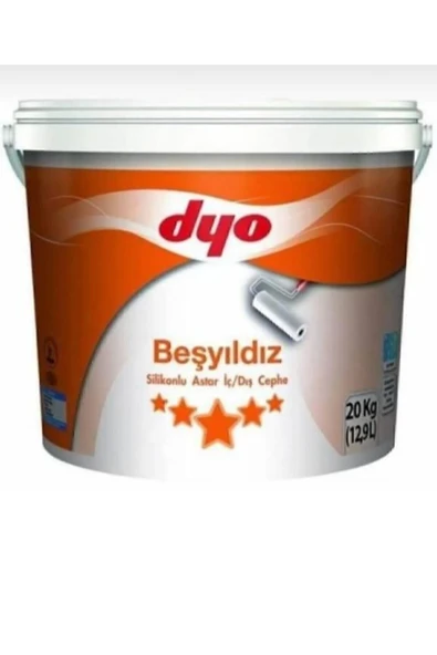 Dyo Beşyıldız Silikonlu Iç/dış Cephe Astarı 10kg ürün görseli 1