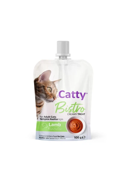Catty Bistro Kuzulu Yetişkin Kedi Krema Ödülü 100 Gr ürün görseli 1