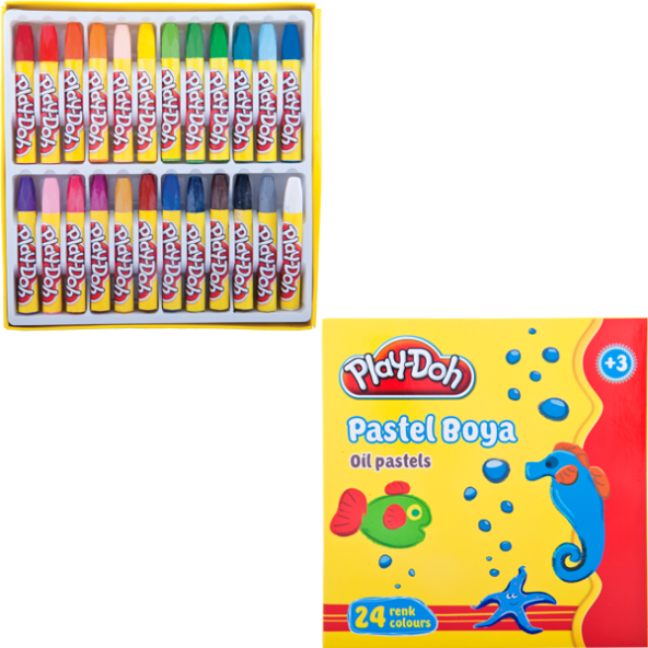 Play-Doh Pastel Boya 24 Renk PLAY-PA004 ürün görseli 1