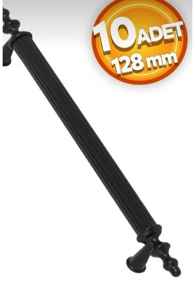 CEYLAN KULP Anka Mat Siyah Çekmece,dolap Kulpu 128mm 10adettir. ürün görseli 1
