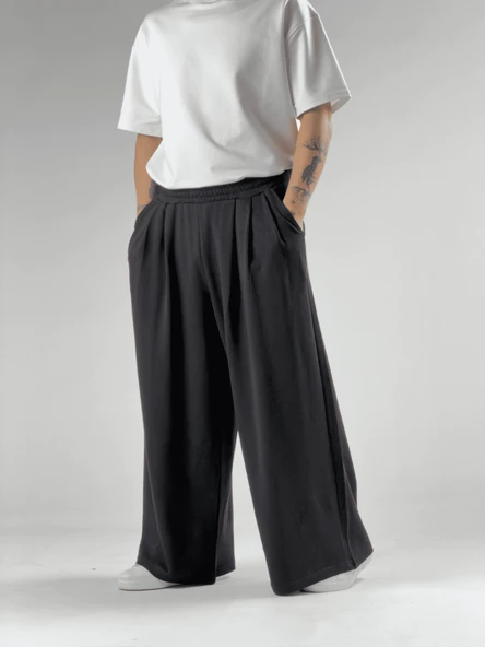 Oversize Samurai Siyah Erkek Pantolon COC2904 ürün görseli 1