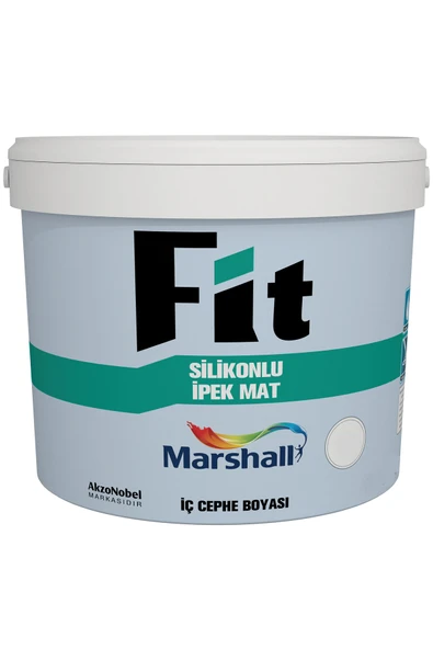 Marshall Fit Silikonlu Ipek Mat Silinebilir Iç Cephe Duvar Boyası Renk Gelin Teli 3.5kğ. ürün görseli 1