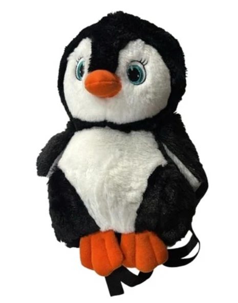 Unicus Peluş Sırt Çantası Siyah Penguen Uncs-1059 ürün görseli 1