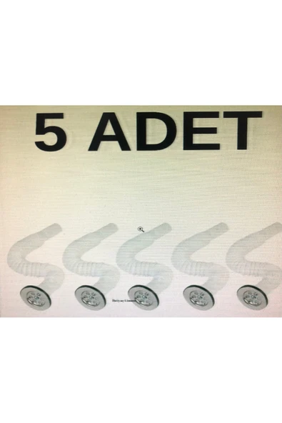 Luxvaris Lavabo sifonu körüklü 5 adet ürün görseli 1