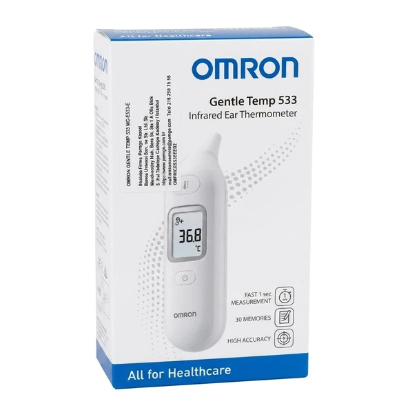 Omron Gentle Temp 533 Kulaktan Ateş Ölçer ürün görseli 1