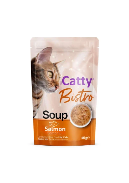 Catty Bistro Somonlu Kedi Çorbası 40 Gr ürün görseli 1