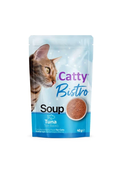 Catty Bistro Ton Balıklı Kedi Çorbası 40 Gr ürün görseli 1