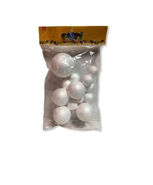 Puti Karışık Köpük Top - Resim 2