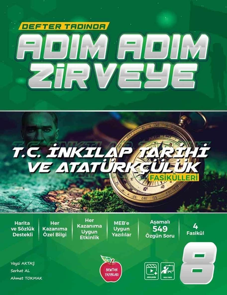Newton 8.Sınıf İnkılap Tarihi Fasikül Adım Adım Etkinlikli Konu Anlatımlı Soru Bankaları ürün görseli 1