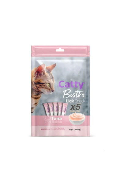 Catty Bistro Ton Balıklı Yavru Kedi Krema Ödülü 5 x 14 Gr ürün görseli 1
