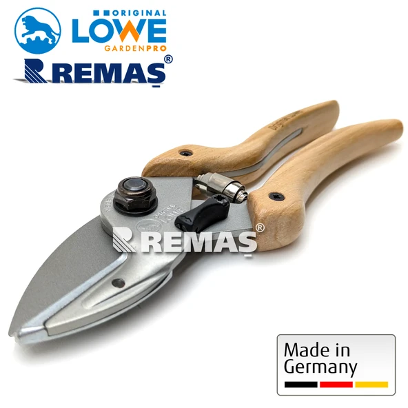 LÖWE 6 Anvil N6.107 Hybrid Ahşap Sap 25 mm Premium Budama Makası ürün görseli 1