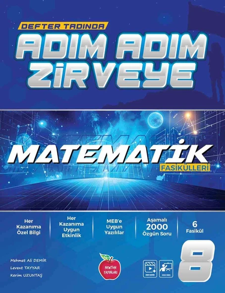 Newton 8.Sınıf Matematik Fasikül Adım Adım Etkinlikli Konu Anlatımlı Soru Bankaları ürün görseli 1