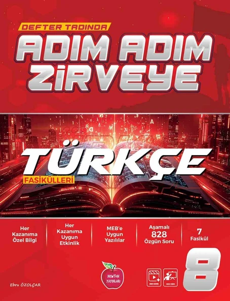Newton 8.Sınıf Türkçe Fasikül Adım Adım Etkinlikli Konu Anlatımlı Soru Bankaları ürün görseli 1
