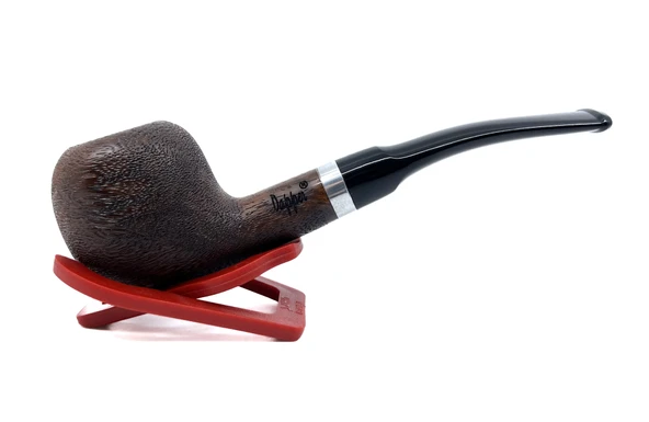 Dapper Bent Apple Briar (Gül Kökü) 9 mm Filtreli El Yapımı Pipo - 3572 ürün görseli 1