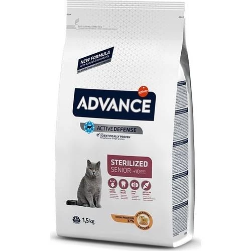 Advance Sterized Senior Kısır Yaşlı Kedi Maması 1,5 Kg ürün görseli 1