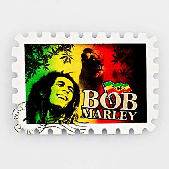 Bob Marley Jamaika Pul Magnet ürün görseli 1