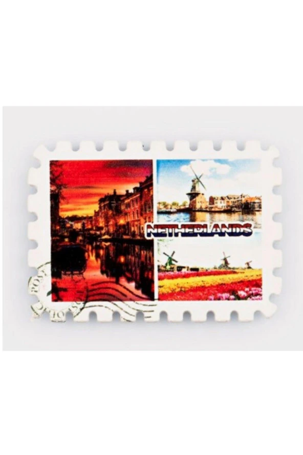 Hollanda Temalı Pul Magnet - Resim 3