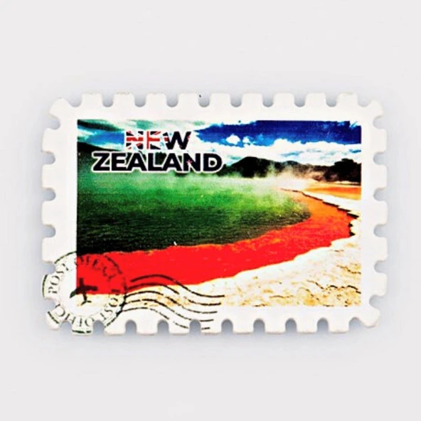 Yeni Zelanda Şampanya Gölü Pul Magnet ürün görseli 1