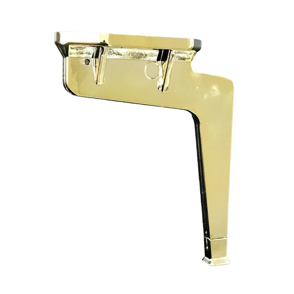 Kaz Lüks Mobilya Koltuk Ayağı Metal Altın Sarı 17 cm ürün görseli 1