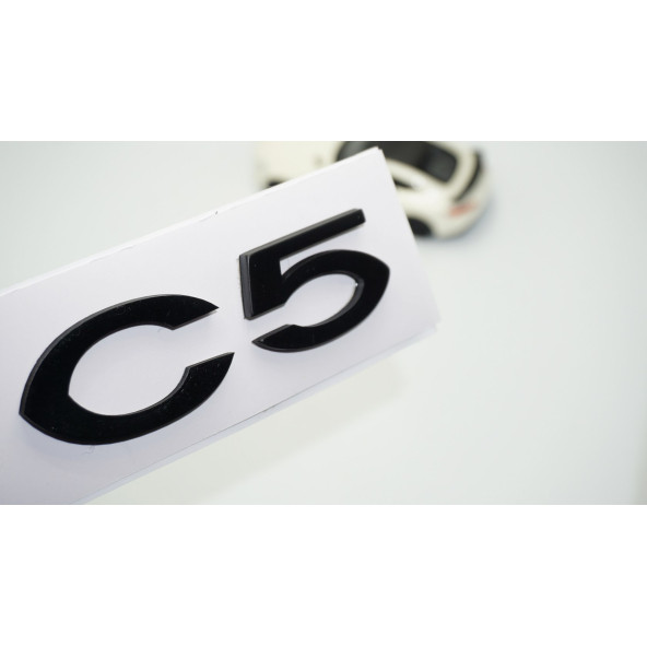 DK Tuning Citroen C5 2008-2017 Bagaj Siyah ABS 3M 3D Yazı Logo Amblem ürün görseli 1