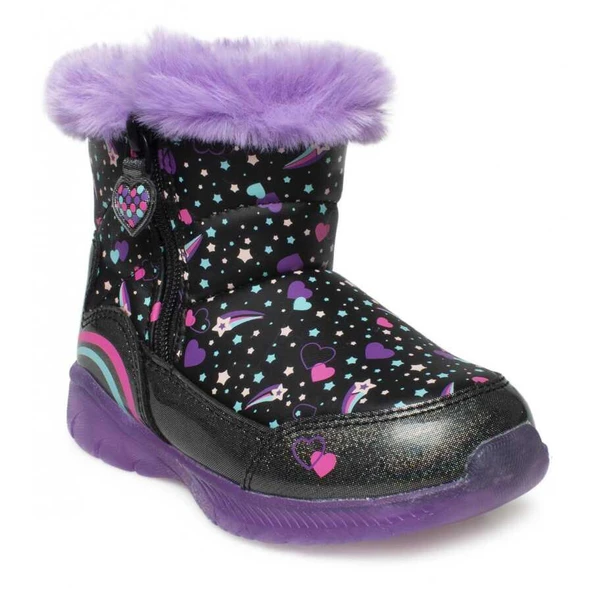 Skechers İllumi-Brights Küçük Kız Çocuk Siyah Işıklı Bot ürün görseli 1