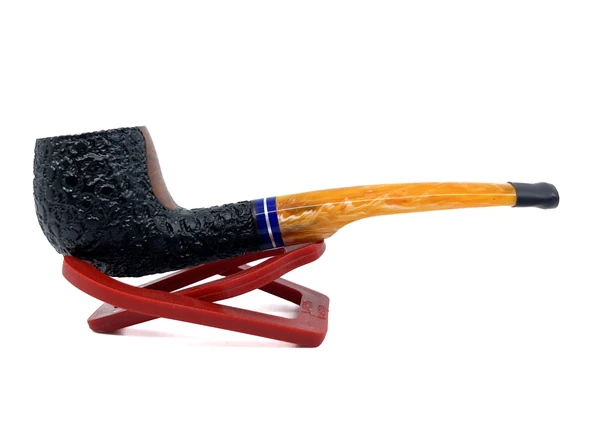 Dapper Half Bent Billiard Briar (Gül Kökü) 9 mm Filtreli El Yapımı Pipo - 3546 ürün görseli 1