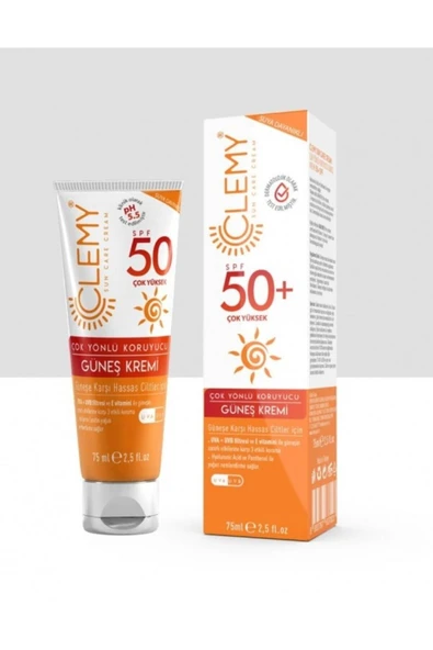 CLEMY GÜNEŞ KREMİ SPF50 75 ML ürün görseli 1