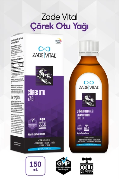 Zade Vital Çörek Otu Yağı 150 ml ürün görseli 1