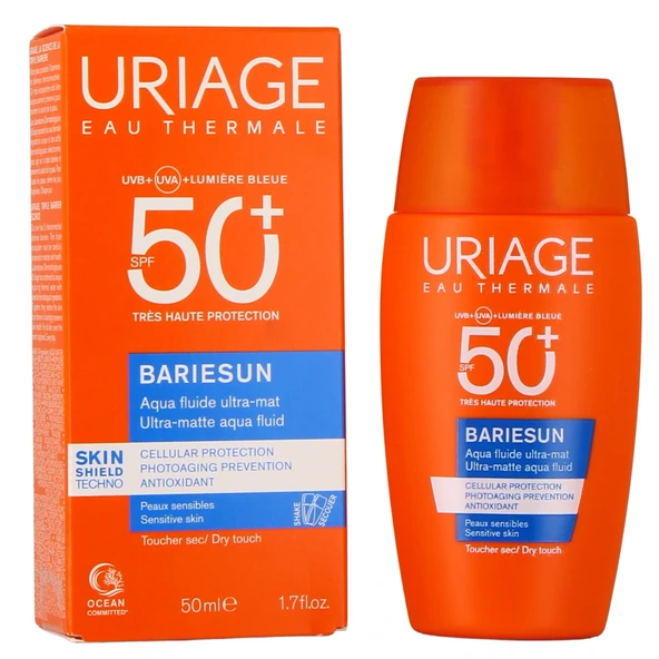 Uriage Bariesun SPF 50+ Aqua Fluid Matlaştırıcı Güneş Kremi 50 ml. ürün görseli 1