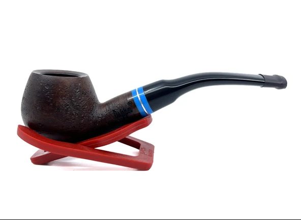 Dapper Bent Brandy Briar (Gül Kökü) 9 mm Filtreli El Yapımı Pipo - 3554 ürün görseli 1