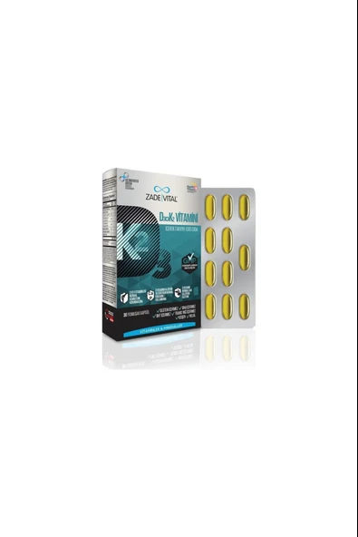 Zade Vital D3+K2 Vitamini 30 Kapsül - Resim 5