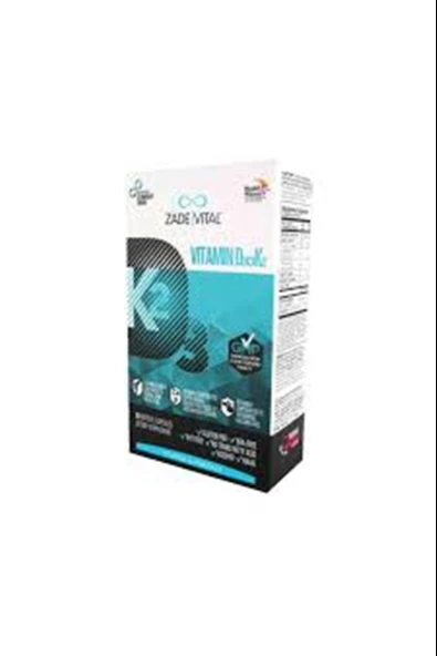 Zade Vital D3+K2 Vitamini 30 Kapsül ürün görseli 1