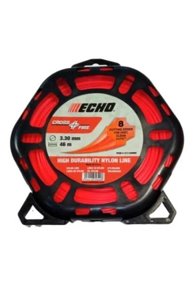 Echo Misina 3.3mm 46Metre 8 Köşe Turuncu ürün görseli 1