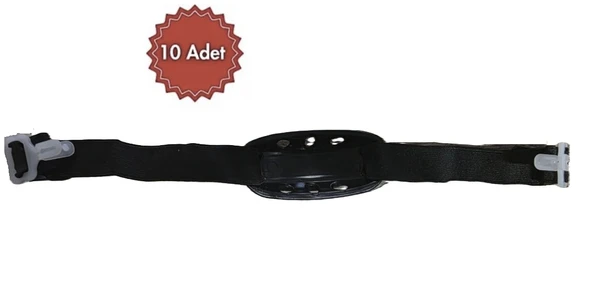 10 Adet Lastikli Çene Bağı Çenelikli Klipsli Essafe 1012-5 İthal Ve Yerli Baretler İçin ürün görseli 1