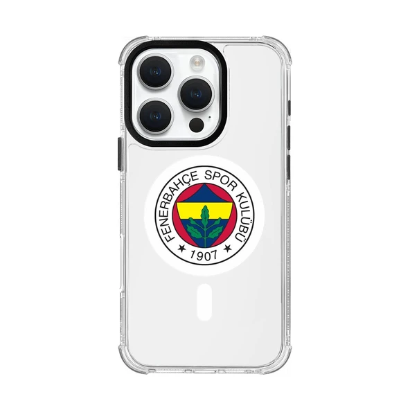 iPhone 16 Pro Uyumlu Fenerbahçe Logo Şeffaf Magsafe Lisanslı Telefon Kılıfı ürün görseli 1