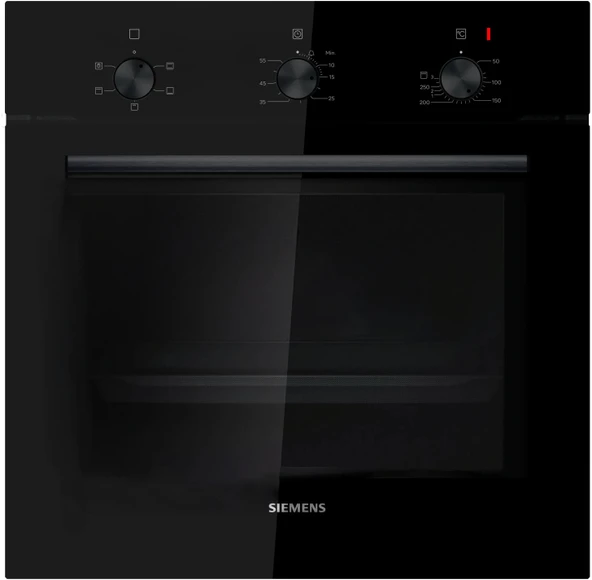 Siemens iQ100 Ankastre Fırın 60 x 60 cm Siyah ürün görseli 1