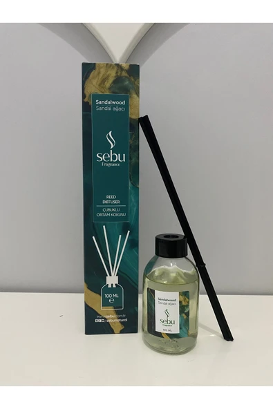 Sandal Ağacı Kokulu Bambu Çubuklu Oda Kokusu 50 ml ürün görseli 1