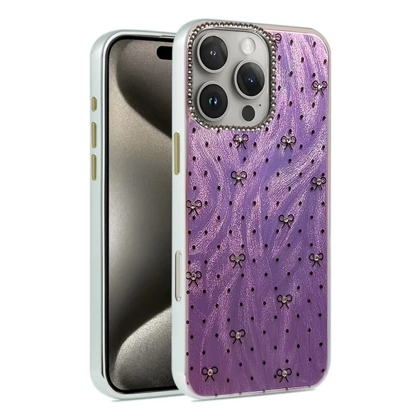 iPhone 16 Pro Kılıf Blade Aynalı Desenli Kapak - Desen 2 ürün görseli 1